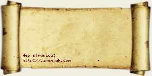 Jasna Biorac vizit kartica